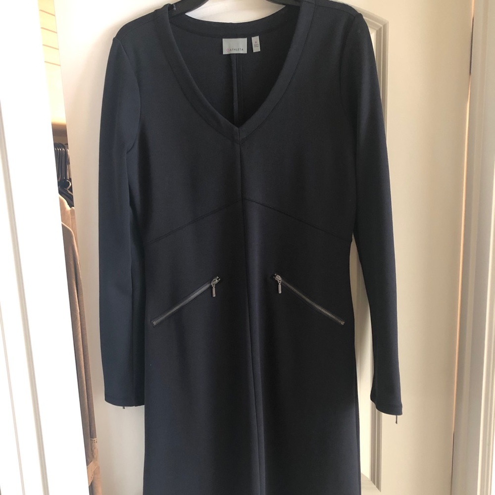 Athleta Ponte Celebration dress Black NWOT
